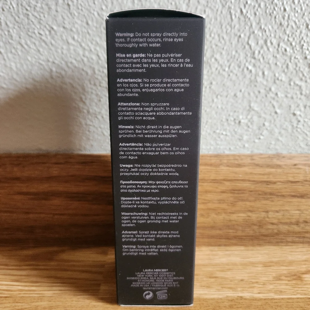 NWT Laura Mercier Translucent Pure Setting Spray 16hr